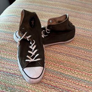 Converse All Star Chuck Taylor High-Top Sneakers in Army Green Size 12 mens